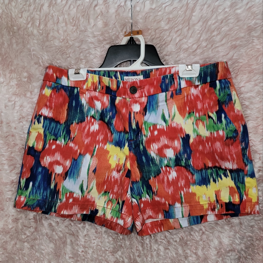 Merona Chino shorts sz 10 5in inseam multi colored
